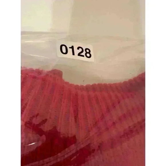 VTG JCPenney Womens M Fair Isle Nordic Crewneck Sweater Red 70 Grannycore Grunge - Picture 9 of 9